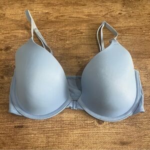 Victoria's Secret Pink Front Closure Blue Bra Size 32D